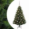 vidaXL Sztuczna choinka z bombką 120 cm 150 LED Ciepła biel