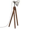 vidaXL Lampa stojąca, 25 W, srebro vintage, 45x45x120 cm, E27