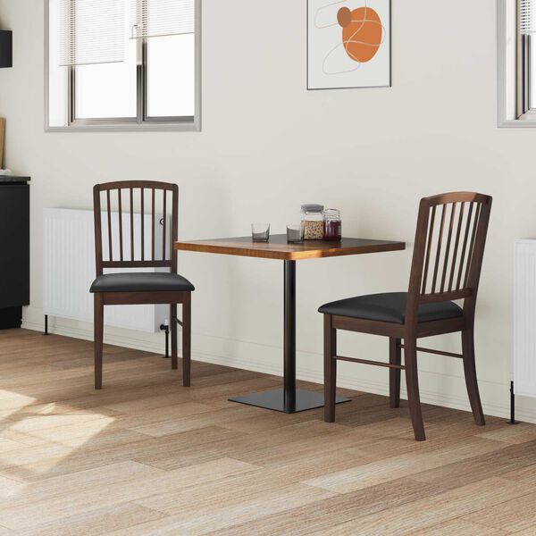 vidaXL Krzesła jadalne 2 pcs Jasny Brąz 50 x 52,5 x 91 cm