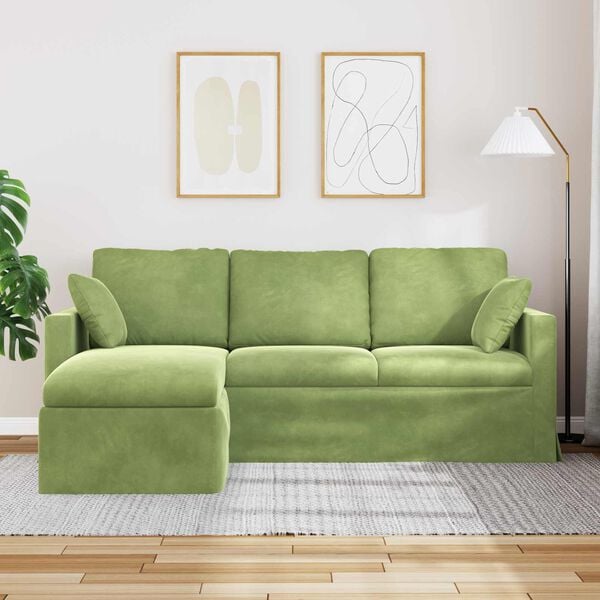 vidaXL Sofa Jasnozielony