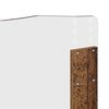 vidaXL Ramka ł&oacute;żka Stare drewno 140 x 190 cm Materiał drewnopochodny