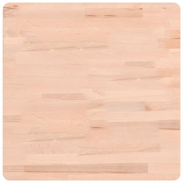 vidaXL Blat do stolika, 50x50x1,5 cm, kwadratowy, lite drewno bukowe