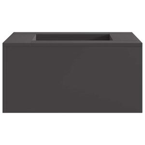 vidaXL Kominek Czarny 60 x 60 x 30 cm Stal