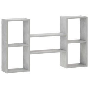 vidaXL P&oacute;łka ścienna Betonowy szary 102 x 17 x 59 cm