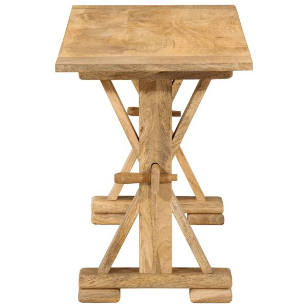 vidaXL Ławka, 110x35x45 cm, lite drewno mango