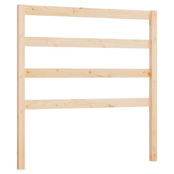 vidaXL Wezgłowie ł&oacute;żka, 95x4x100 cm, lite drewno sosnowe