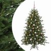 vidaXL Sztuczna choinka z bombką 120 cm 150 LED Ciepła biel