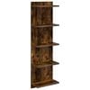 vidaXL P&oacute;łka ścienna Dąb wędzony 30 x 15 x 100 cm Drewno inżynieryjne