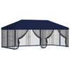 vidaXL Altana z bokami 6 x 3 m niebieski Poliester i Stal 190 gsm