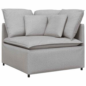 vidaXL Modułowy Narożnik Sofa z Poduszkami Cloud Grey 100 cm