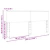 vidaXL Zagł&oacute;wek Szary Sonoma 200 cm Materiał drewnopochodny