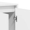 vidaXL Bufet Biały 120 x 41 x 75 cm Materiał drewnopochodny