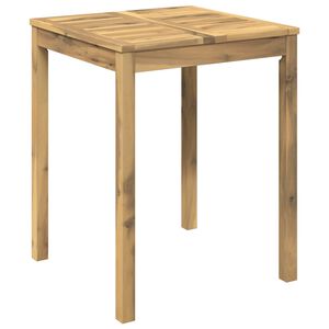 vidaXL St&oacute;ł do kolacji w ogrodzie Biały 60 x 60,5 x 75 cm