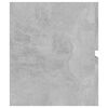 vidaXL Szafka z wbudowaną umywalką, szarość betonu, płyta wi&oacute;rowa
