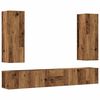 vidaXL 5-cz. zestaw szafek TV, stare drewno, materiał drewnopochodny
