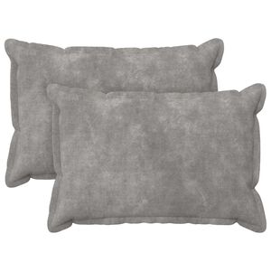 vidaXL Poszewka na poduszkę 2 pcs HOUTEN jasnoszary 30 x 50 cm