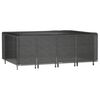 vidaXL Pokrowiec na meble ogrodowe, 12 oczek, 240x180x80 cm, prostokąt