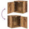 vidaXL Garażowa szafka ścienna Stare drewno Drewno klejone