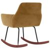 vidaXL Fotel bujany, brązowy, tapicerowany aksamitem