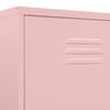 vidaXL Szafa, różowa, 90x50x180 cm, stalowa