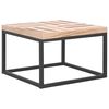 vidaXL Stolik kawowy, 50 x 50 x 33,5 cm, lite drewno