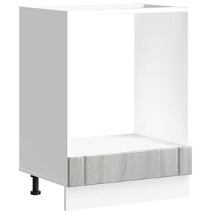 vidaXL Szafka piekarnikowa &bdquo;Lucca&rdquo; Szara Sonoma Drewno klejone