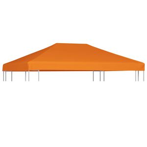 vidaXL Zadaszenie altany ogrodowej, 310 g/m&sup2;, 4 x 3 m, pomarańczowe