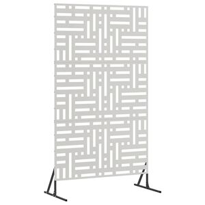 vidaXL Ekran prywatności 100 x 50 x 180 cm Stal nierdzewna srebrny