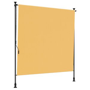 vidaXL Zewnętrzna Roleta Rolkowa piaskowy 120 x 270 cm