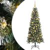 vidaXL Sztuczna choinka zielony 180 cm PVC, plastik i stal