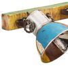 vidaXL Industrialna lampa ścienna, kolorowa, 90x25 cm, E27