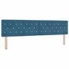 vidaXL Zagł&oacute;wek Ciemnoniebieski 200 cm Aksamit