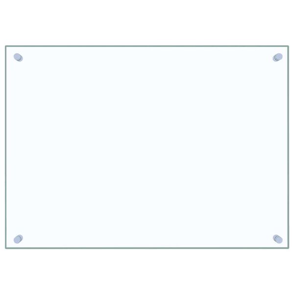 vidaXL Panel ochronny do kuchni, przezroczysty, 70x50 cm, szkło