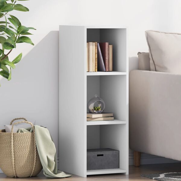 vidaXL Szafka, biała, 30x41x93 cm, materiał drewnopochodny