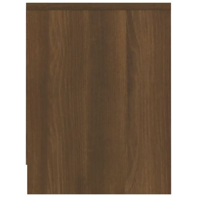 vidaXL Szafka nocna, brązowy dąb, 40x30x40 cm, materiał drewnopochodny