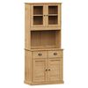vidaXL Kredens VIGO, 78x40x175 cm, lite drewno sosnowe