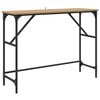 vidaXL Konsola Dąb rzemieślniczy 100 x 32 x 75 cm Drewno inżynieryjne