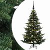 vidaXL Sztuczna choinka z bombką 120 cm 150 LED Ciepła biel PE i PVC