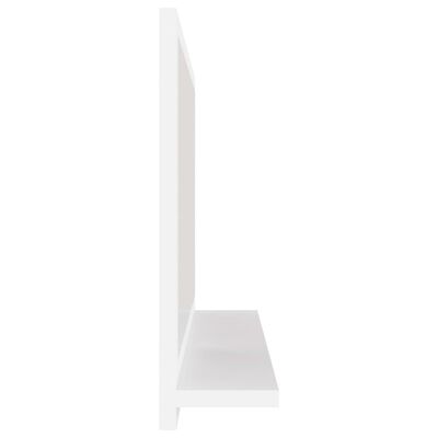 vidaXL Lustro łazienkowe, białe, 60x10,5x37 cm
