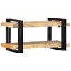 vidaXL P&oacute;łka ścienna 70x33x35 cm lite drewno surowe mango