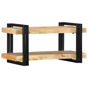 vidaXL P&oacute;łka ścienna 70x33x35 cm lite drewno surowe mango