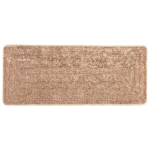 vidaXL Chodnik dywanowy MARSA brązowy 50 x 100 cm Poliester i PVC