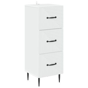vidaXL Szafka z Szufladami Biały 33 x 34,5 x 89,5 cm