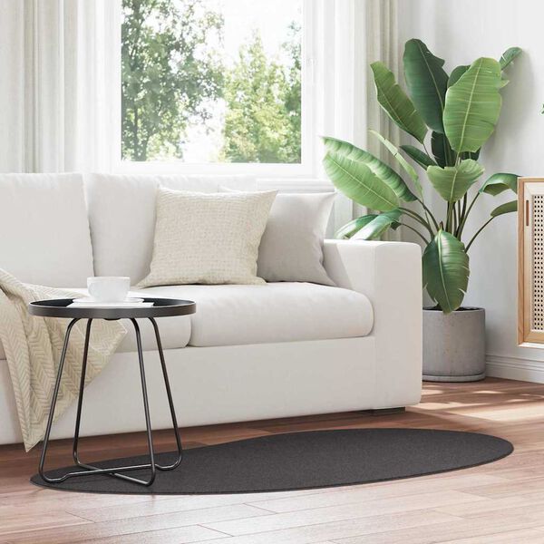 vidaXL Dywan Antracyt 80 x 150 cm Poliester