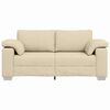 vidaXL Sofa 140cm Kremowy tkanina