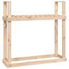 vidaXL Stojak na drewno, 110x35x108,5 cm, lite drewno sosnowe