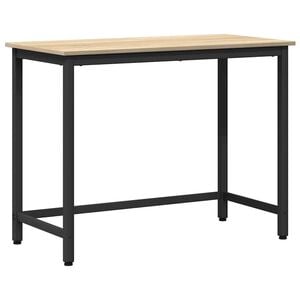 vidaXL st&oacute;ł Dąb Sonoma 80 x 50 x 76,5 cm Drewno inżynieryjne i stal