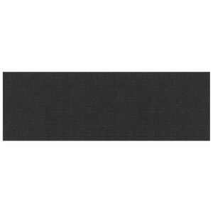 vidaXL Wejściowy zagł&oacute;wek 12 szt. 90 x 30 cm Czarny tkanina