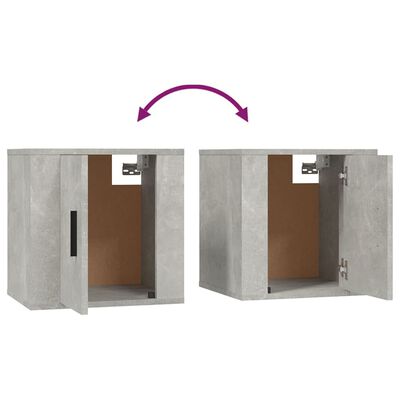 vidaXL Zestaw 6 szafek telewizyjnych, szarość betonu