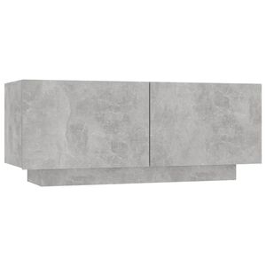 vidaXL Szafka nocna, szarość betonu, 100x35x40 cm, płyta wi&oacute;rowa